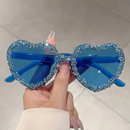 Radiant Heart-Crafted Sparkle Frames