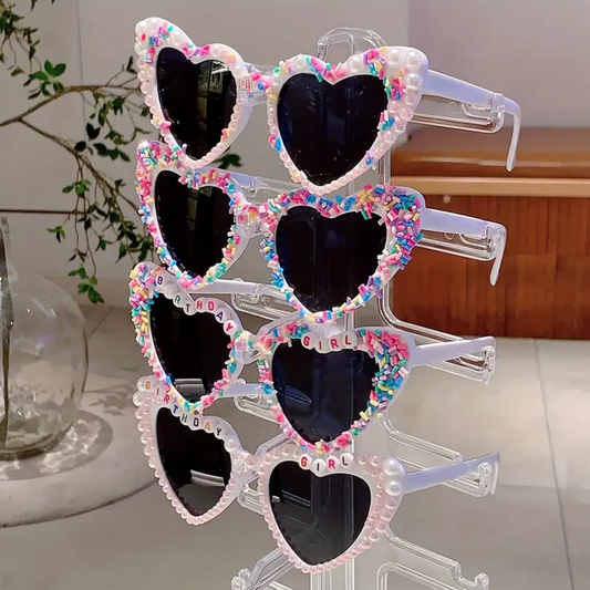 Birthday Babe Heart Shades