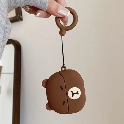 Bear Shaped Silicone Earphone Case