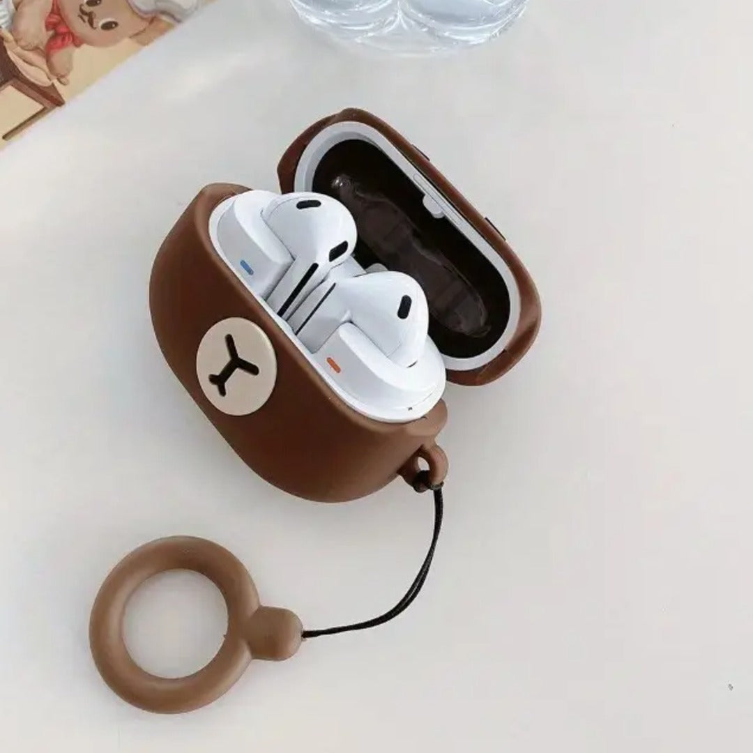 Bear Shaped Silicone Earphone Case
