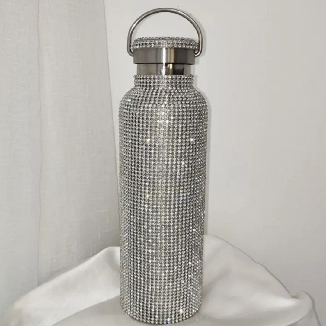 Crystal Rhinestone Stainless Steel Water Bottles