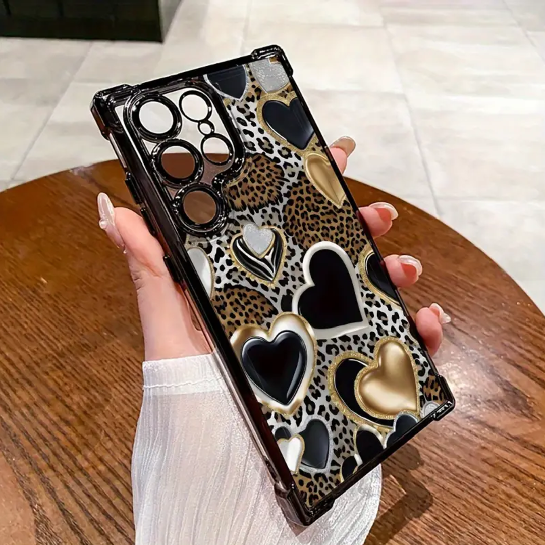 Fierce Leopard Heart Case - Samsung