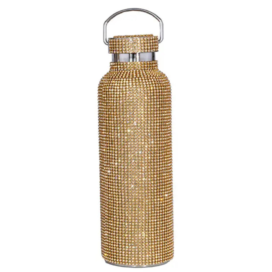 Crystal Rhinestone Stainless Steel Water Bottles