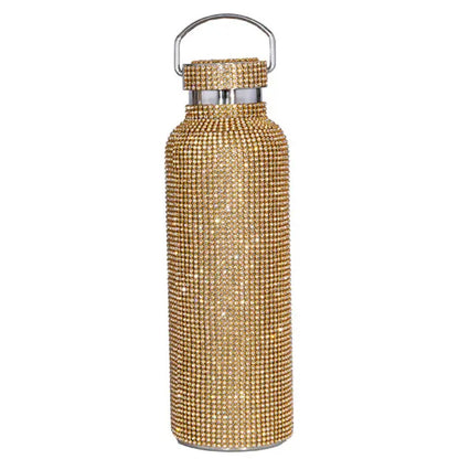 Crystal Rhinestone Stainless Steel Water Bottles