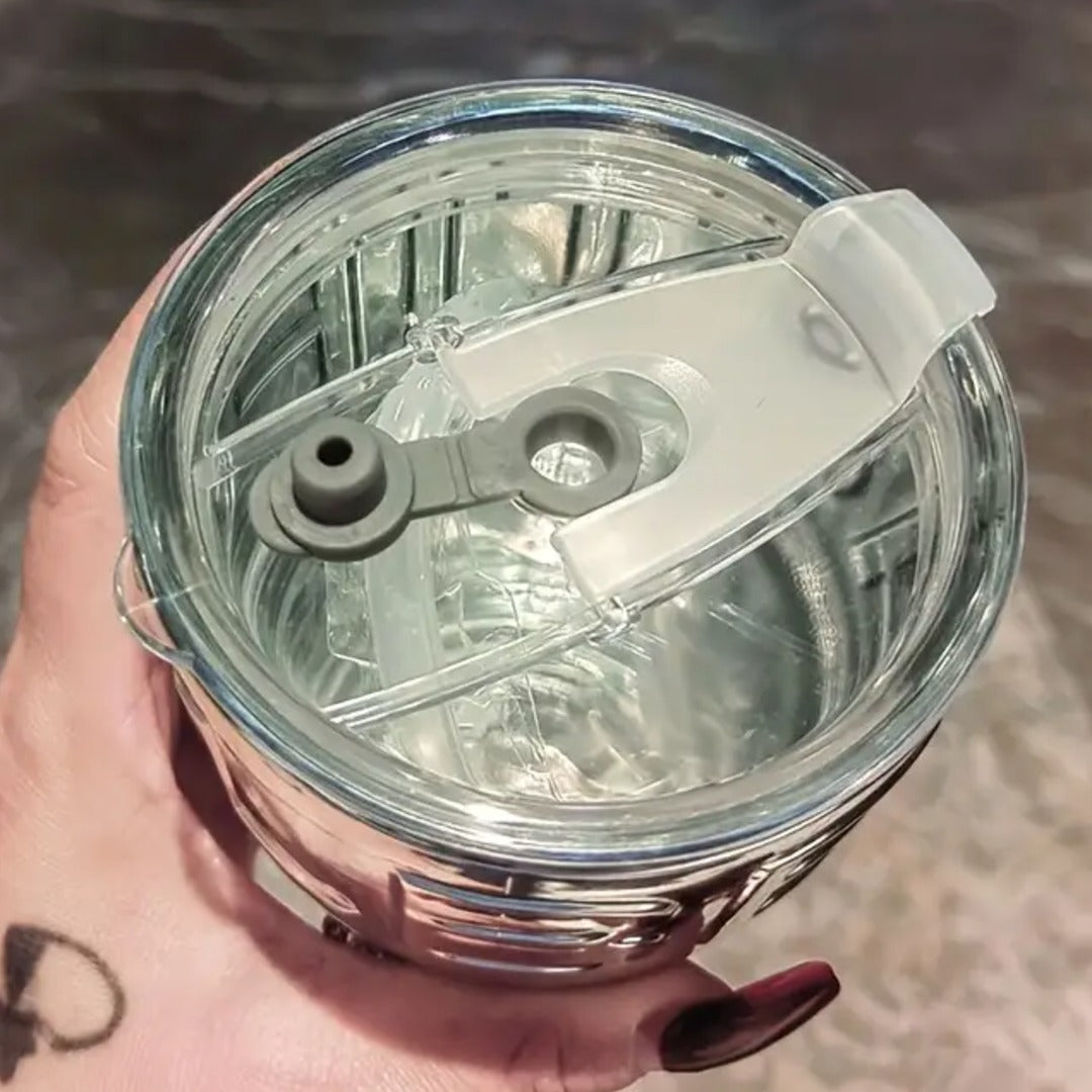 Glam Rhinestone Stainless Steel Coffee Mug