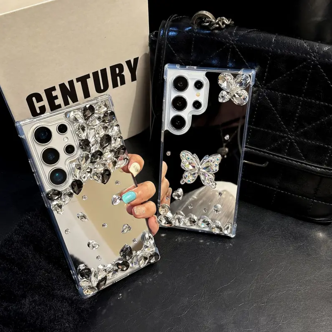 Radiant Butterfly Jewel Case - Samsung