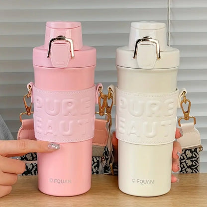 Sippin' Beauty Strap Tumbler