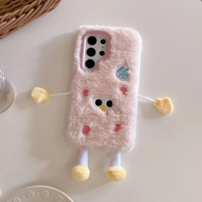 Cute Cartoon Embroidery Case - Samsung