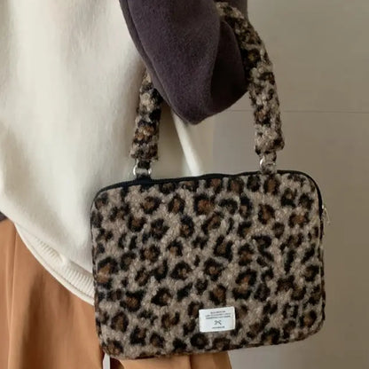 Cozy Chic Leopard Print MacBook Bag