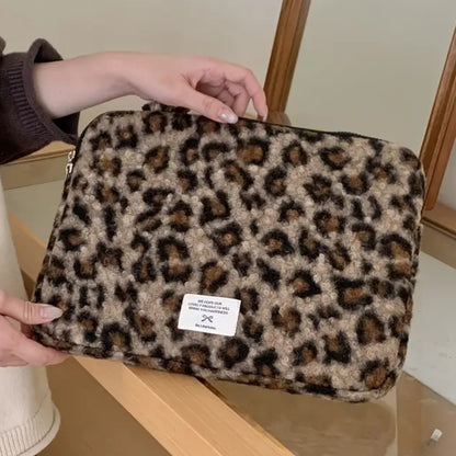 Cozy Chic Leopard Print MacBook Bag
