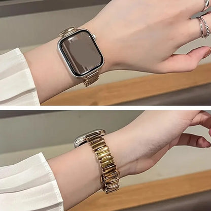 Glossy Stainless Steel Smartwatch Band