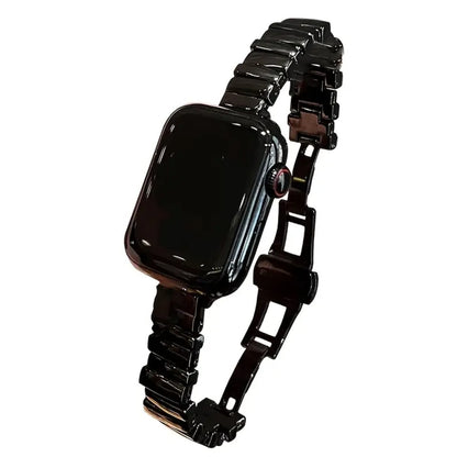 Glossy Stainless Steel Smartwatch Band