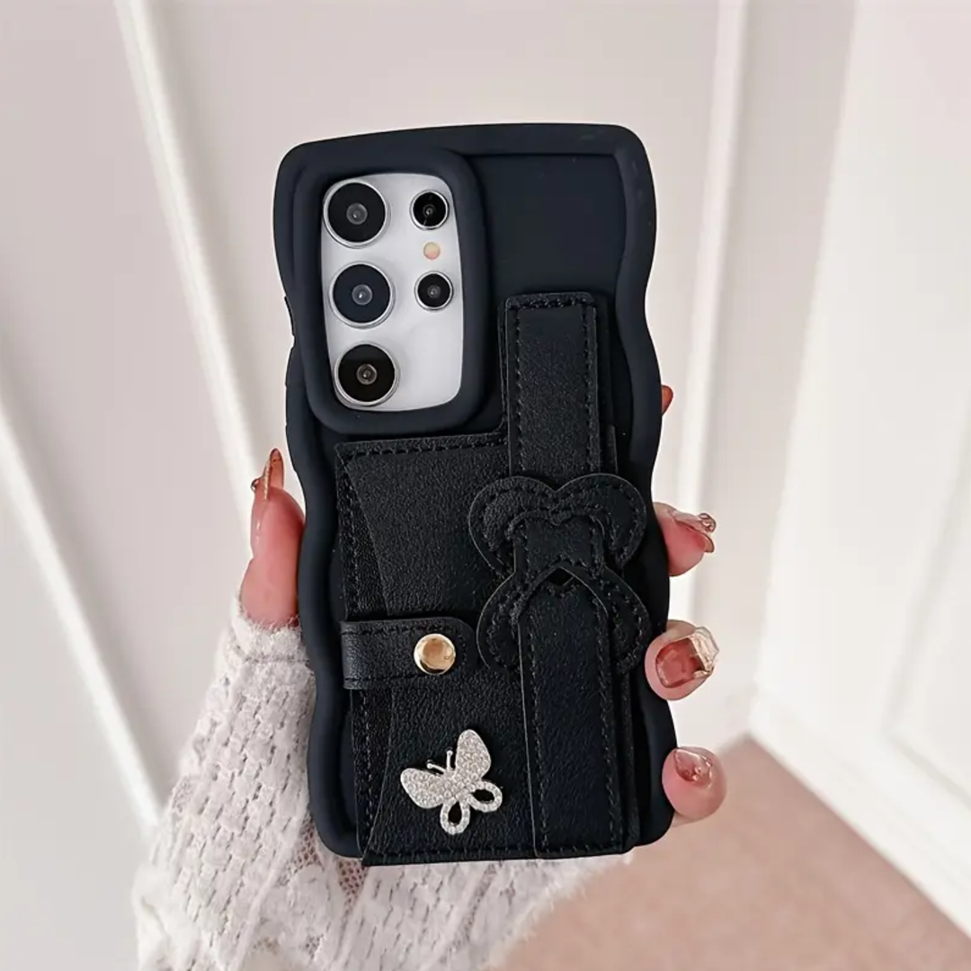 Glam Heart Wristband Case - Samsung