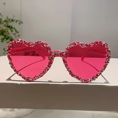 Radiant Heart-Crafted Sparkle Frames
