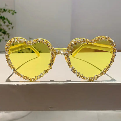 Radiant Heart-Crafted Sparkle Frames