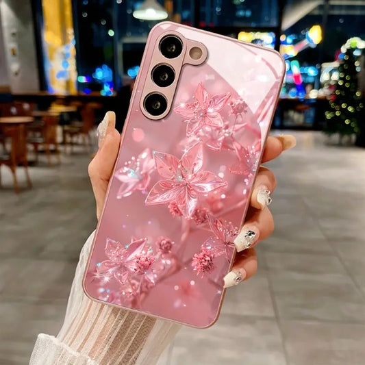 Crystal Peach Blossom Case - Samsung