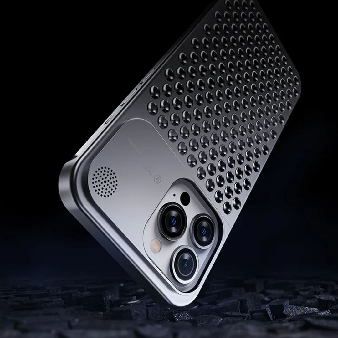 iPhone - Aero Mesh Metallic Hybrid Frameless Case