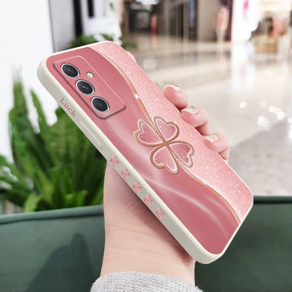 Radiant Petals Glitter Phone Case - Samsung