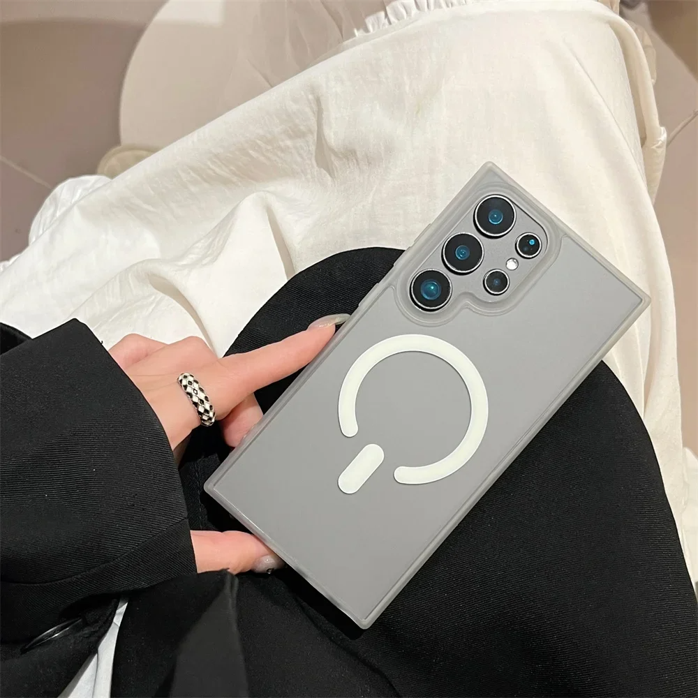 LuxShield Matte MagSafe Translucent Case - Samsung