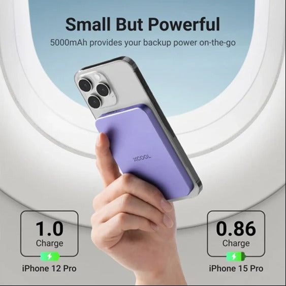 Magnetic 5000mAh Ultra-Slim Wireless Power Bank