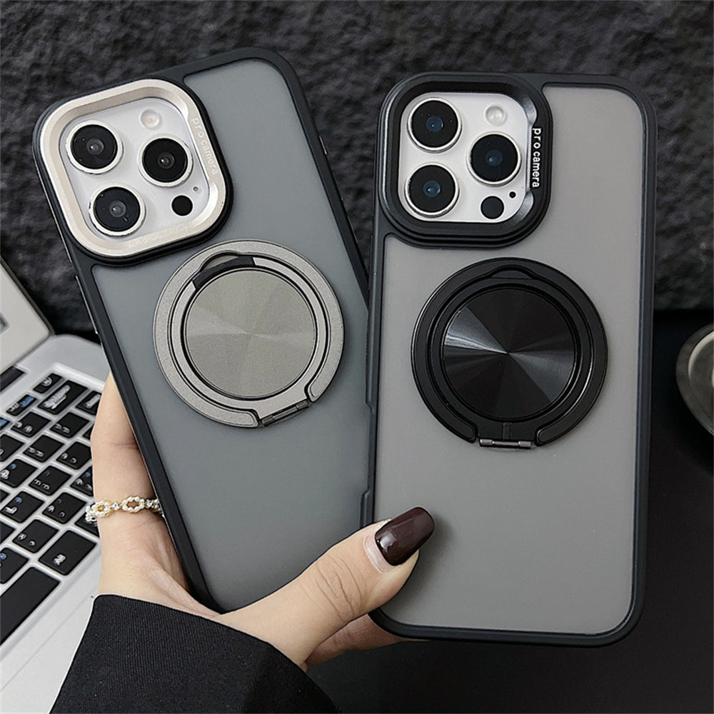 Refined Acrylic RingStand Shockproof Case - iPhone