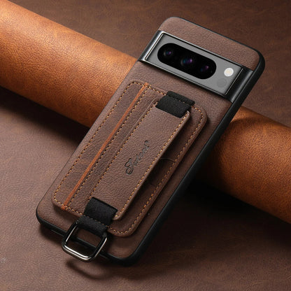 Premium Leather Belted Stand Case - Google