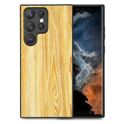 Rustic Artisan Blend Leather Wood Case - Samsung