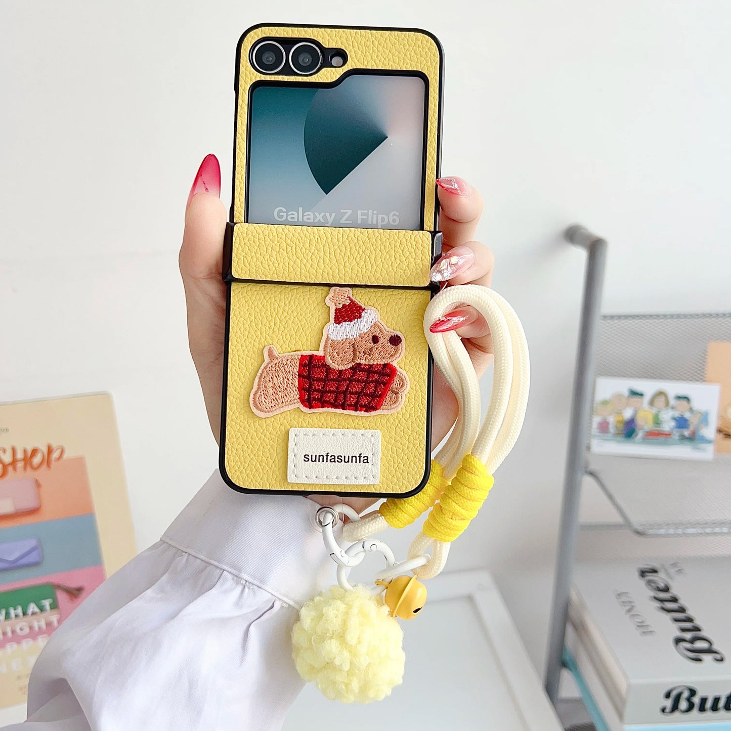 Cute Cartoon Playful Puppy Case - Samsung