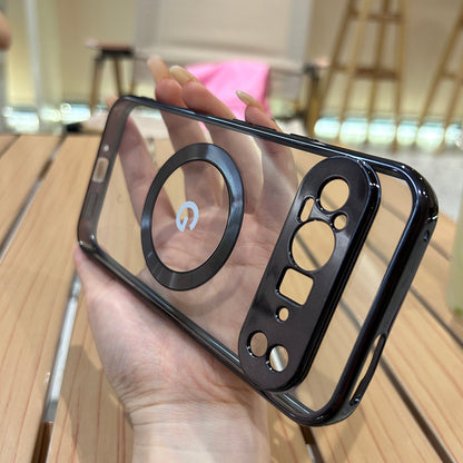 Premium MagSafe Transparent Plating Case - Google Pixel