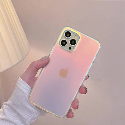 Luxury Laser Gradient Matte Case - iPhone