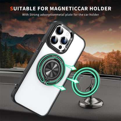 Pristine Invisible Magnetic Ring Holder Case - iPhone