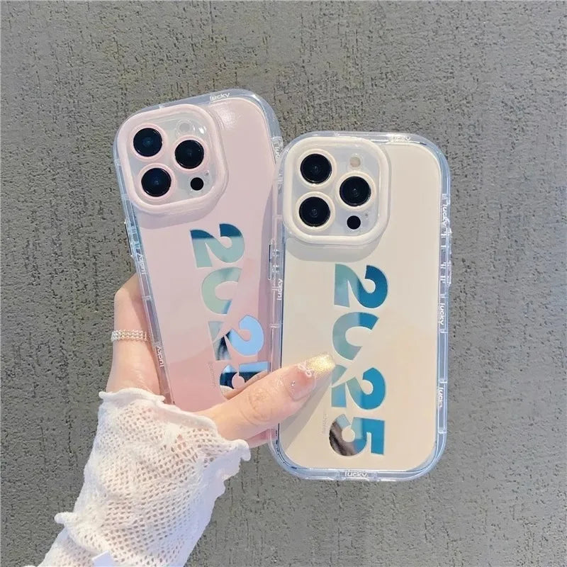 Luminous Reflective Mirror Lanyard Case - iPhone