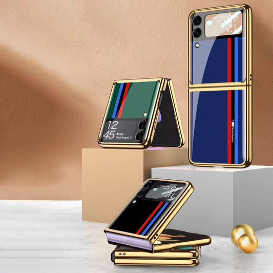 Galaxy Z Flip4 Motorsports Glass Case