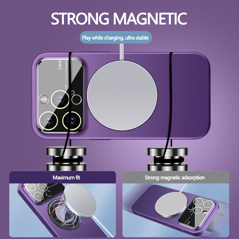 MagSafe Glass Lens Protector Matte Case - iPhone