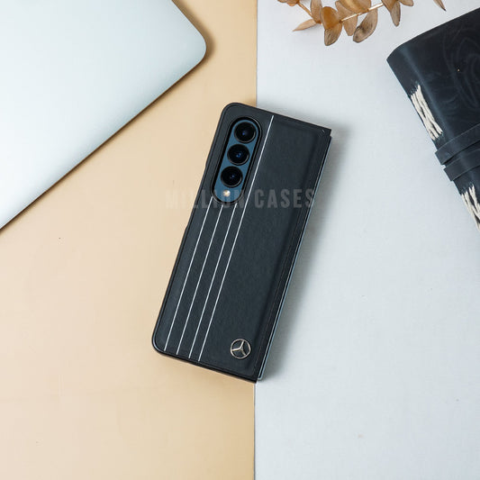 Galaxy Z Fold4 Mercedes Logo Design Case