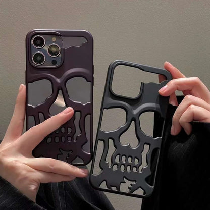 iPhone Series Hollow Skull Design Case