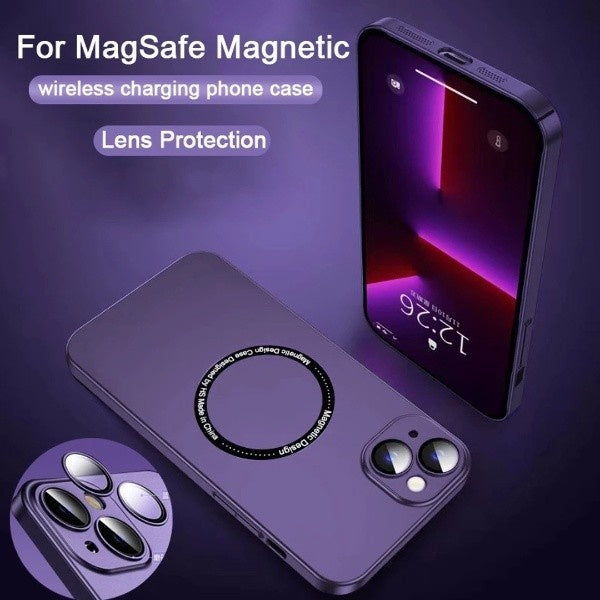 iPhone Series Matte Slim Magnetic MagSafe Case